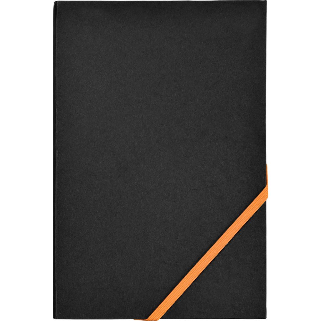 Advertising Neon Edge Notebooks - Promotional Pens Singapore - Gifts VV Available in 3 amazing item colors 客製 - Promotional Pens Singapore - Gifts VV Black / Neon Orange Neon Edge Notebook
