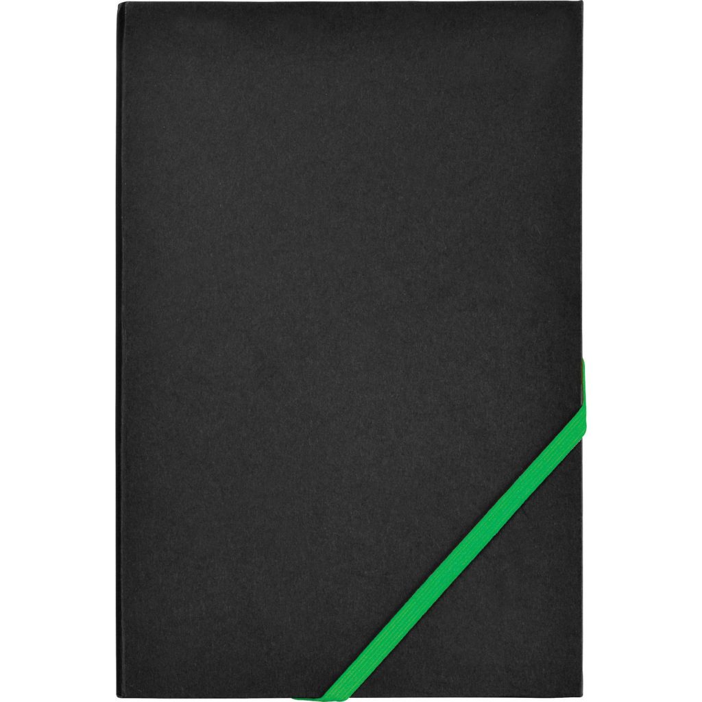 Advertising Neon Edge Notebooks - Promotional Pens Singapore - Gifts VV Available in 3 amazing item colors 客製 - Promotional Pens Singapore - Gifts VV Black / Neon Green Neon Edge Notebook