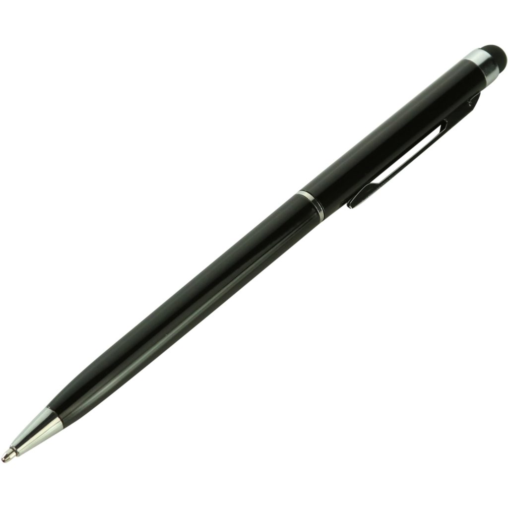 Custom Newport Ballpoint Pens with Stylus - Promotional Pens Singapore - Gifts VV Available in 4 amazing item colors 客製 - Promotional Pens Singapore - Gifts VV Black Newport Ballpoint Pen with Stylus