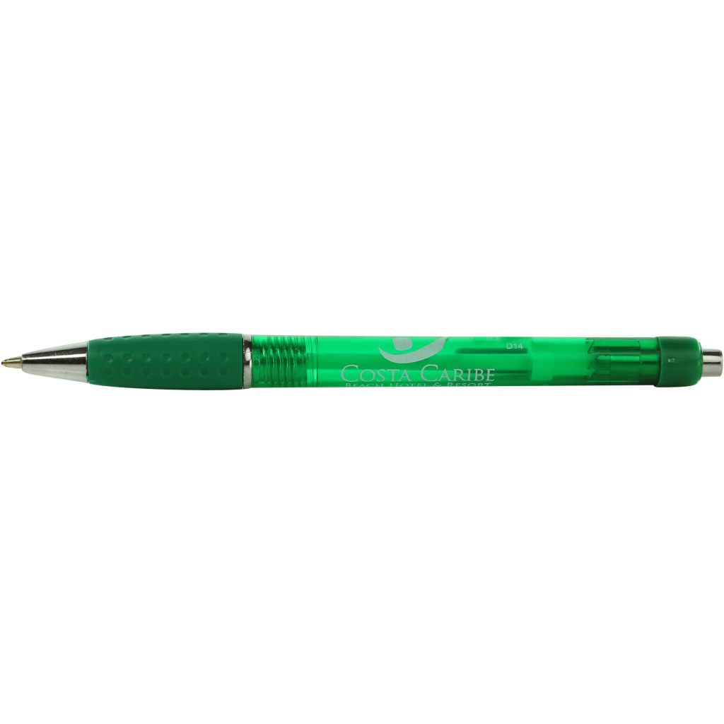 Printed Newport TGC Pens - Promotional Pens Singapore - Gifts VV Available in 6 awesome item colors 客製 - Promotional Pens Singapore - Gifts VV Translucent Green Newport TGC Pen