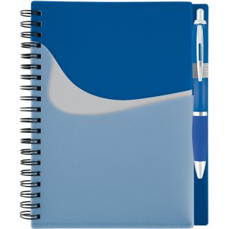 Blue New Wave Pocket Buddy Notebook