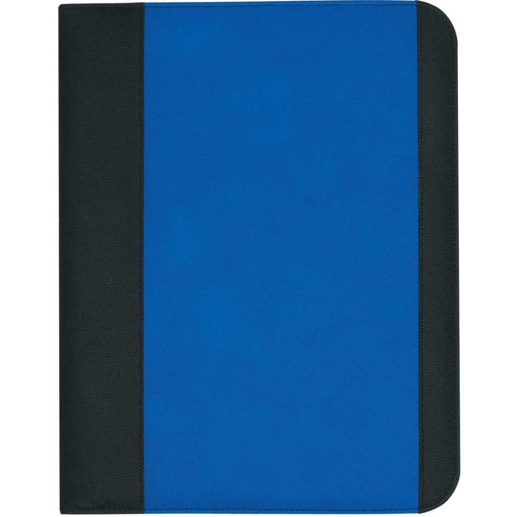 Advertising Non-Woven Large Padfolios - Promotional Pens Singapore - Gifts VV Available in 3 awesome item colors 客製 - Promotional Pens Singapore - Gifts VV Royal Blue / Black Non-Woven Large Padfolio