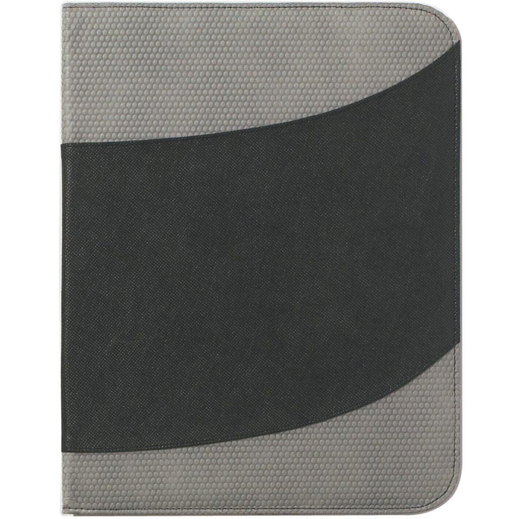 Custom Non-Woven Bubble Padfolios - Promotional Pens Singapore - Gifts VV Available in 3 exciting item colors 客製 - Promotional Pens Singapore - Gifts VV Black / Gray Non-Woven Bubble Padfolio