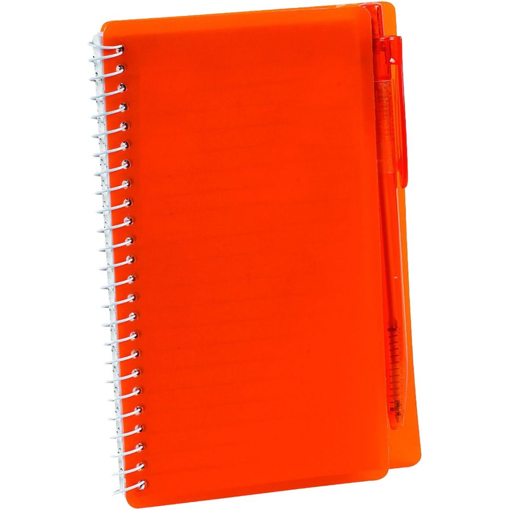 Custom Notebook and Pens - Promotional Pens Singapore - Gifts VV Available in 10 amazing item colors 客製 - Promotional Pens Singapore - Gifts VV Orange Notebook and Pen