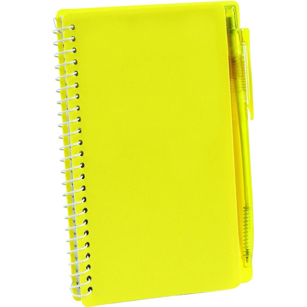 Custom Notebook and Pens - Promotional Pens Singapore - Gifts VV Available in 10 amazing item colors 客製 - Promotional Pens Singapore - Gifts VV Yellow Notebook and Pen