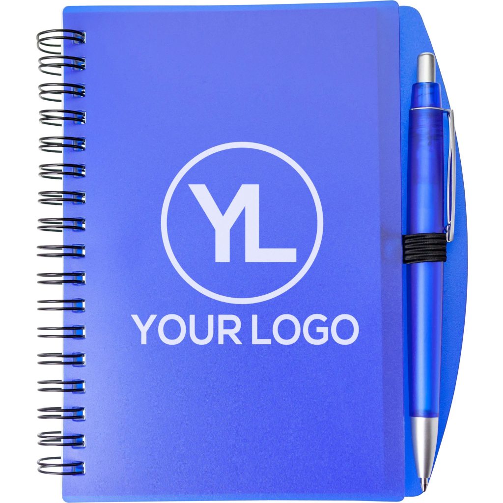 Marketing Hardcover Notebook and Pen Sets - Promotional Pens Singapore - Gifts VV Available in 5 exciting item colors 客製 - Promotional Pens Singapore - Gifts VV Blue Hardcover Notebook and Pen Set