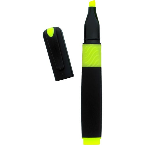 Printed Odessa Highlighters - Promotional Pens Singapore - Gifts VV Available in 4 amazing item colors 客製 - Promotional Pens Singapore - Gifts VV Black / Yellow Odessa Highlighter