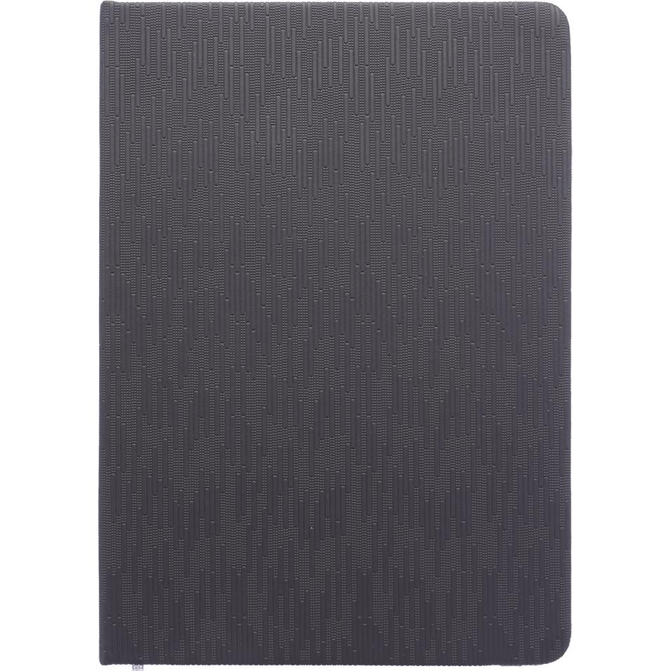 Customized Olivine Textured Notebooks - Promotional Pens Singapore - Gifts VV Available in 3 amazing item colors 客製 - Promotional Pens Singapore - Gifts VV Dark Gray / Black Olivine Textured Notebook