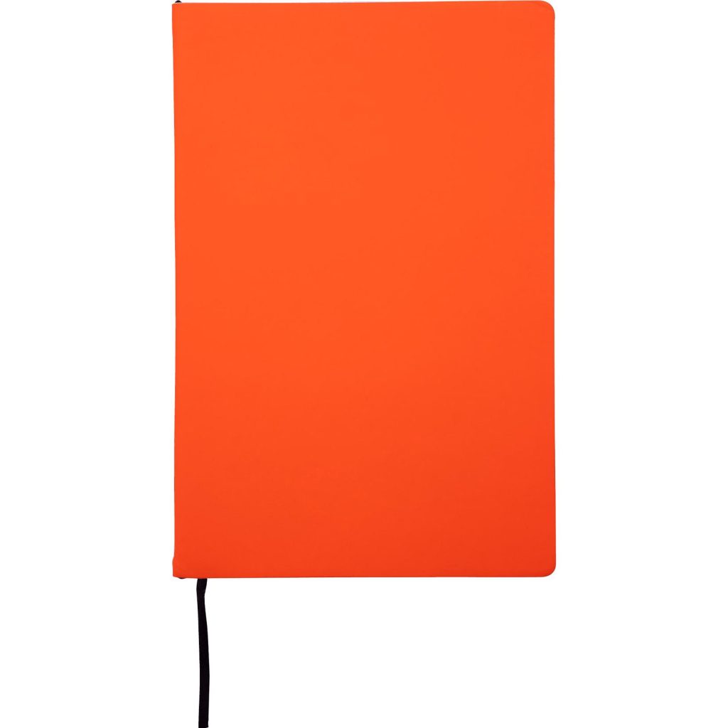 Printed Orlando Two-Tone Junior Journals - Promotional Pens Singapore - Gifts VV Available in 6 awesome item colors 客製 - Promotional Pens Singapore - Gifts VV Orange Orlando Two-Tone Junior Journal