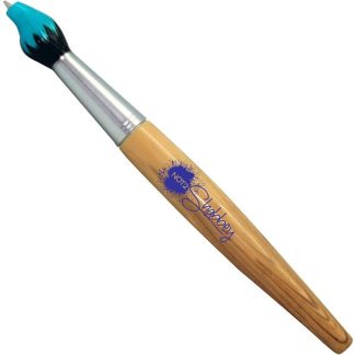 Blue / Brown Paintbrush Pen
