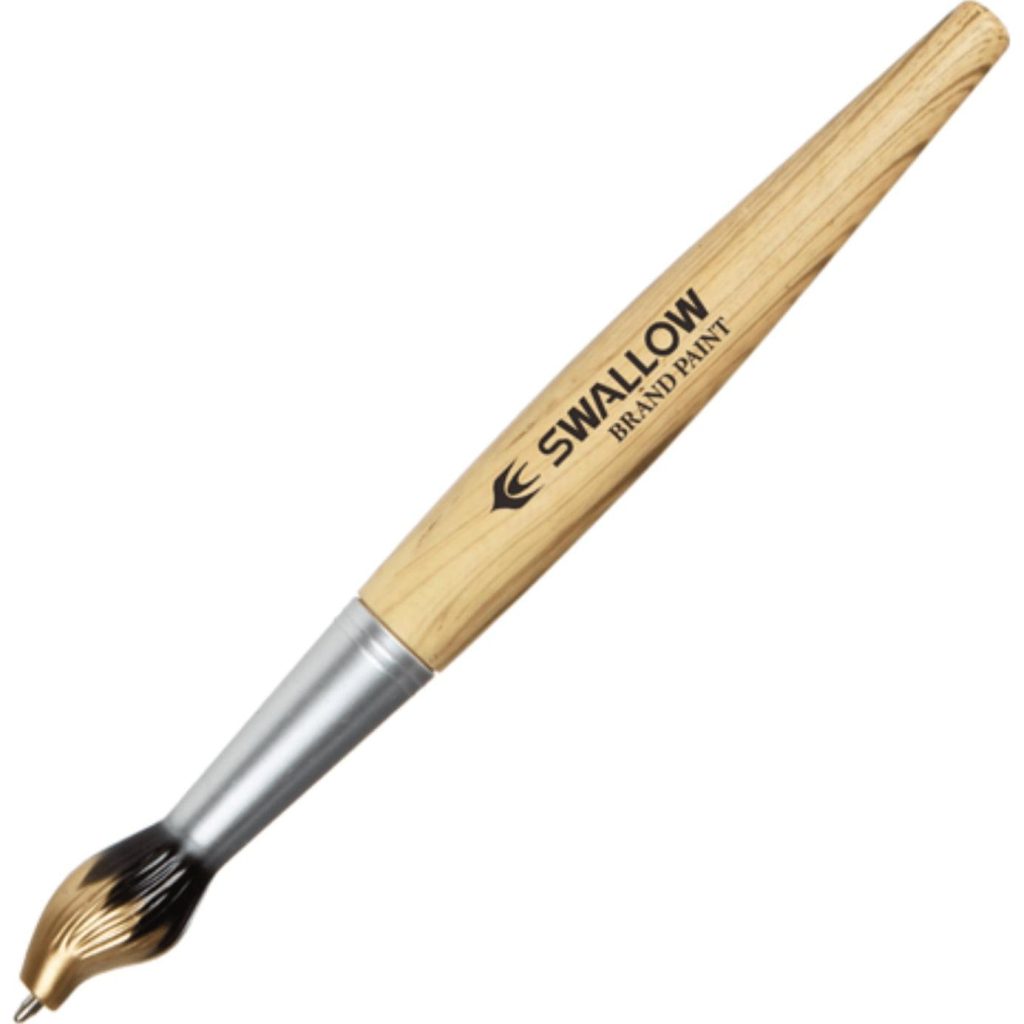 Giveaway Paintbrush Pens - Promotional Pens Singapore - Gifts VV Available in 5 awesome item colors 客製 - Promotional Pens Singapore - Gifts VV Tan / Gold Paintbrush Pen
