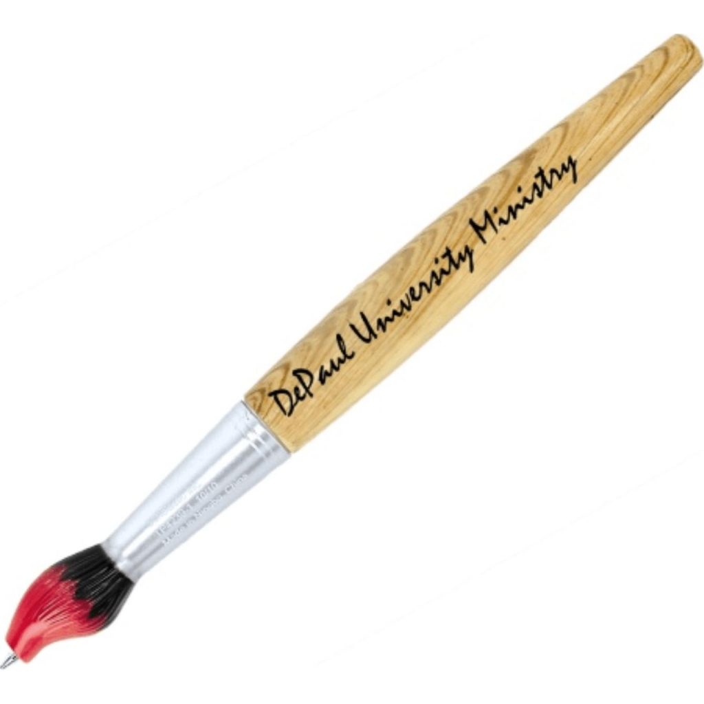 Giveaway Paintbrush Pens - Promotional Pens Singapore - Gifts VV Available in 5 awesome item colors 客製 - Promotional Pens Singapore - Gifts VV Tan / Red Paintbrush Pen
