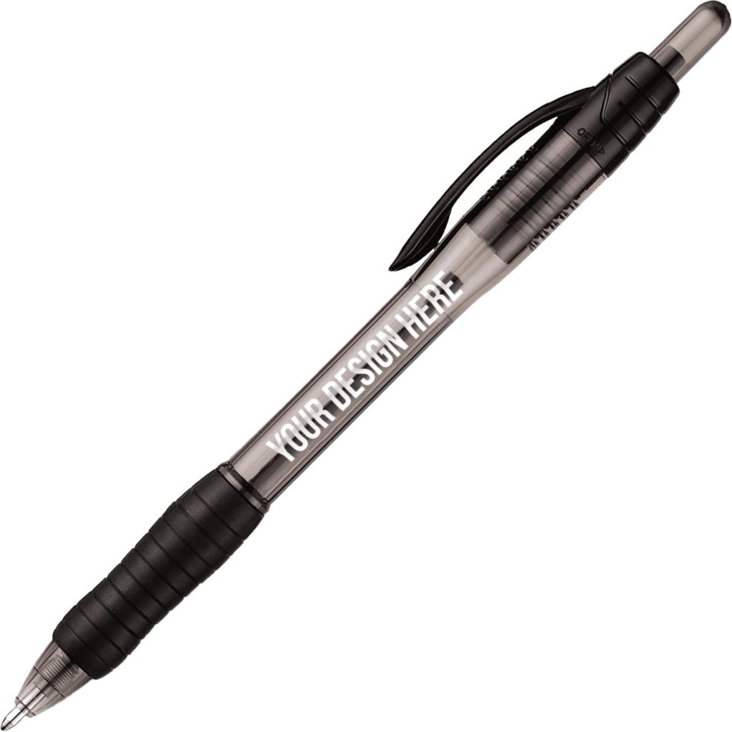 Custom Paper Mate Profile Gel Pens - Promotional Pens Singapore - Gifts VV Free Setup 客製 - Promotional Pens Singapore - Gifts VV Black Paper Mate Profile Gel Pen