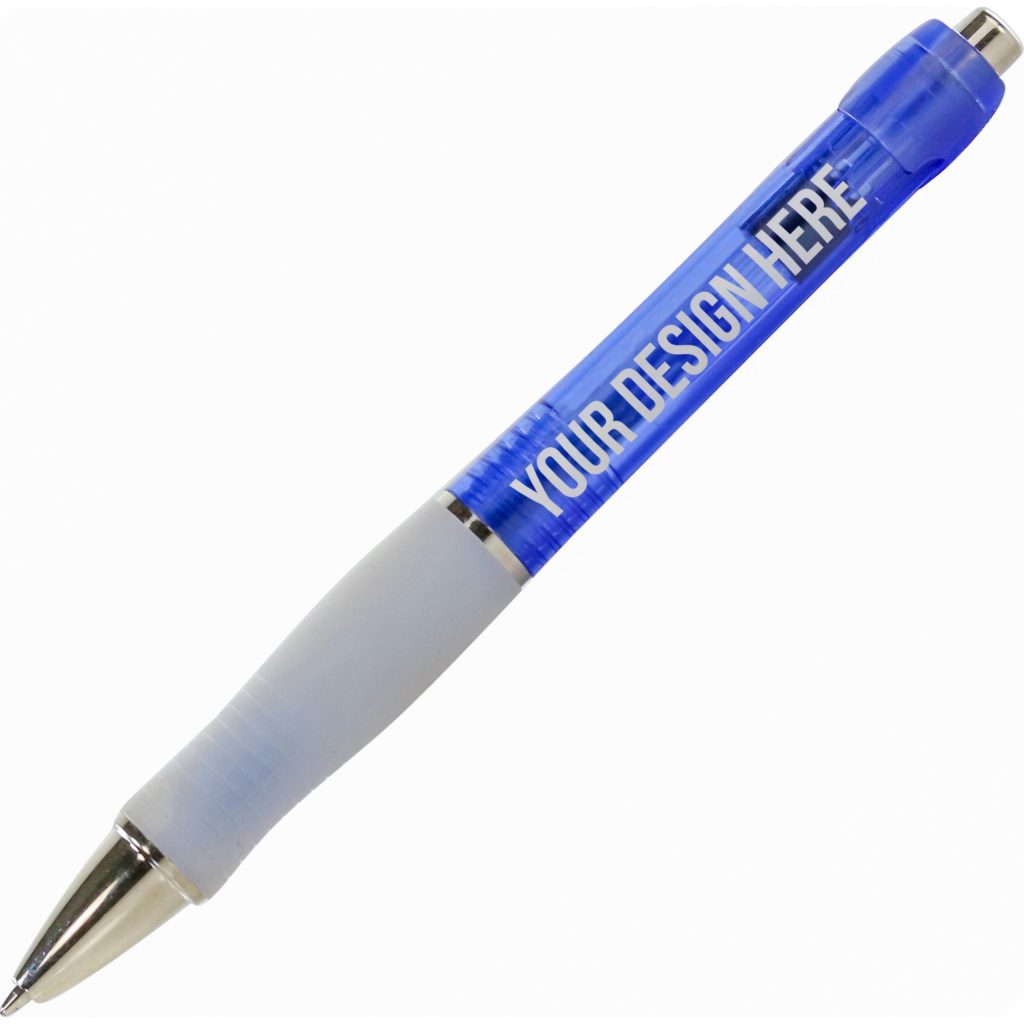 Marketing Paper Mate Breeze Ball Pens - Promotional Pens Singapore - Gifts VV Free Setup 客製 - Promotional Pens Singapore - Gifts VV Translucent Navy Paper Mate Breeze Ball Pen