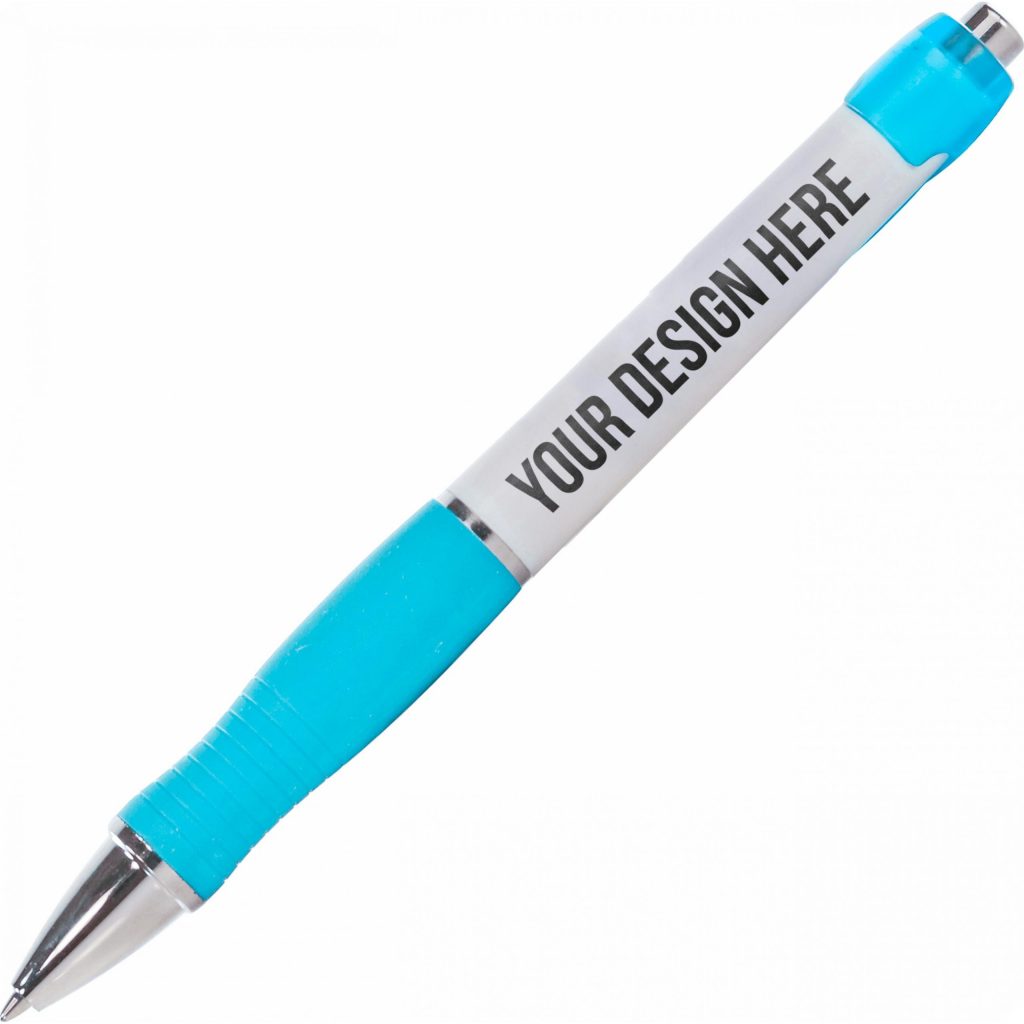 Marketing Paper Mate Breeze Ball Pens - Promotional Pens Singapore - Gifts VV Free Setup 客製 - Promotional Pens Singapore - Gifts VV White / Turquoise Paper Mate Breeze Ball Pen