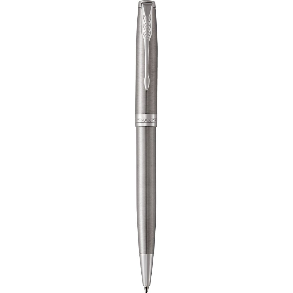 Promotional Parker Sonnet Ballpoint Pens - Promotional Pens Singapore - Gifts VV Free Setup 客製 - Promotional Pens Singapore - Gifts VV Stainless Steel CT Parker Sonnet Ballpoint Pen
