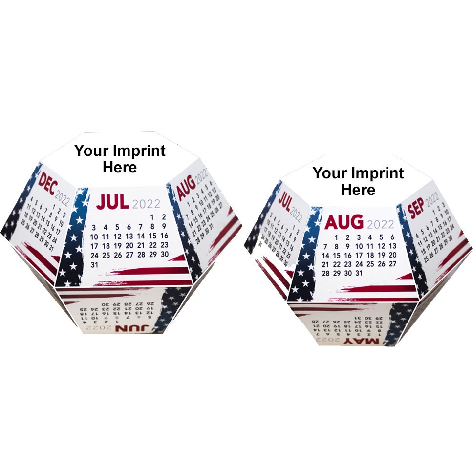 Promotional Stars and Stripes Pop-Up Calendars - Promotional Pens Singapore - Gifts VV Free Setup 客製 - Promotional Pens Singapore - Gifts VV See Item Stars and Stripes Pop-Up Calendar