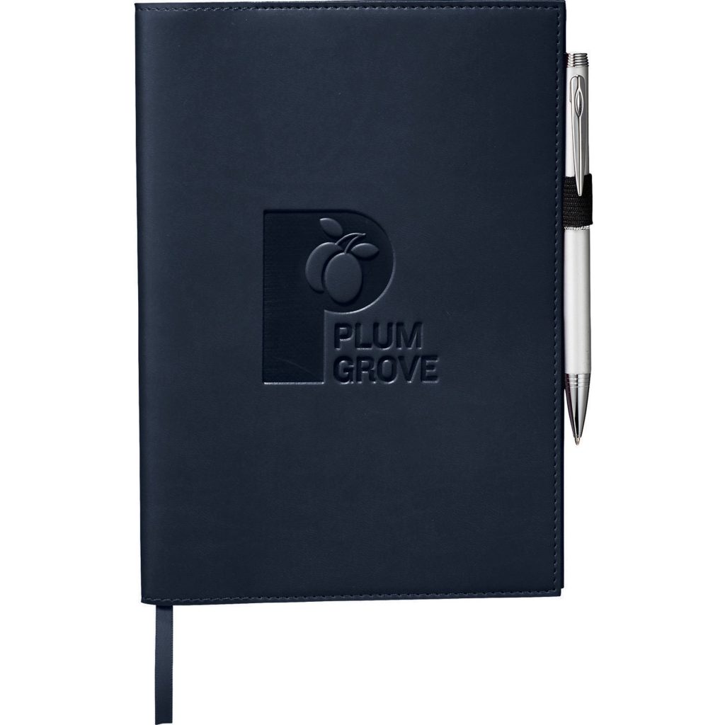 Customized Pedova Refillable JournalBooks - Promotional Pens Singapore - Gifts VV Available in 3 exciting item colors 客製 - Promotional Pens Singapore - Gifts VV Navy Pedova Refillable JournalBook