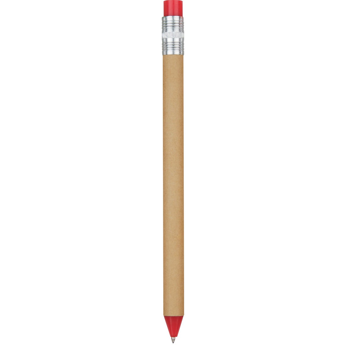 Marketing Pencil Look Pens - Promotional Pens Singapore - Gifts VV Available in 5 amazing item colors 客製 - Promotional Pens Singapore - Gifts VV Natural / Red Pencil Look Pen