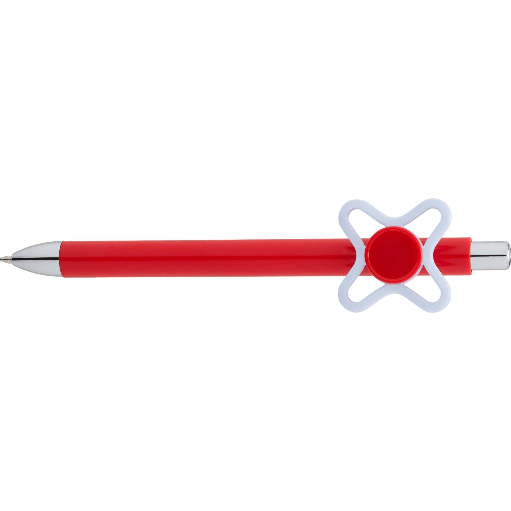 Advertising Pinwheel Spinner Clip Pens - Promotional Pens Singapore - Gifts VV Available in 3 awesome item colors 客製 - Promotional Pens Singapore - Gifts VV Red Pinwheel Spinner Clip Pen