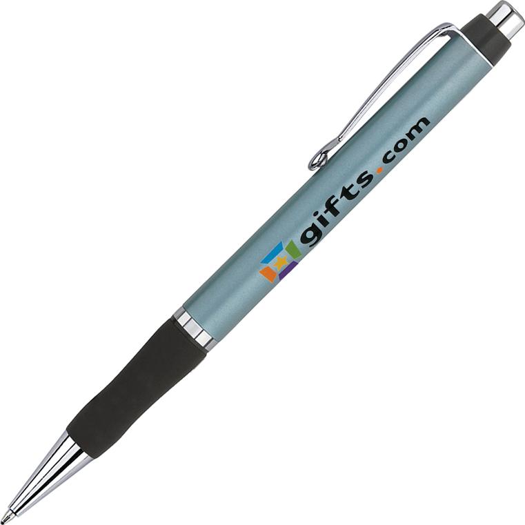 Imprinted Plantagenet-18 Pens - Promotional Pens Singapore - Gifts VV Available in 3 amazing item colors 客製 - Promotional Pens Singapore - Gifts VV Metallic Light Blue Plantagenet-18 Pen