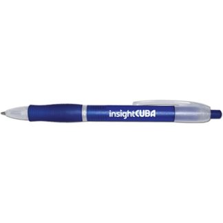 Blue Pogo Retractable Ballpoint Pen