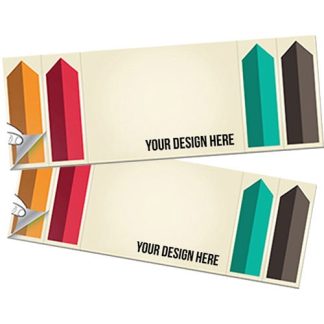 White 3M Post-it® Page Markers and Note Combo