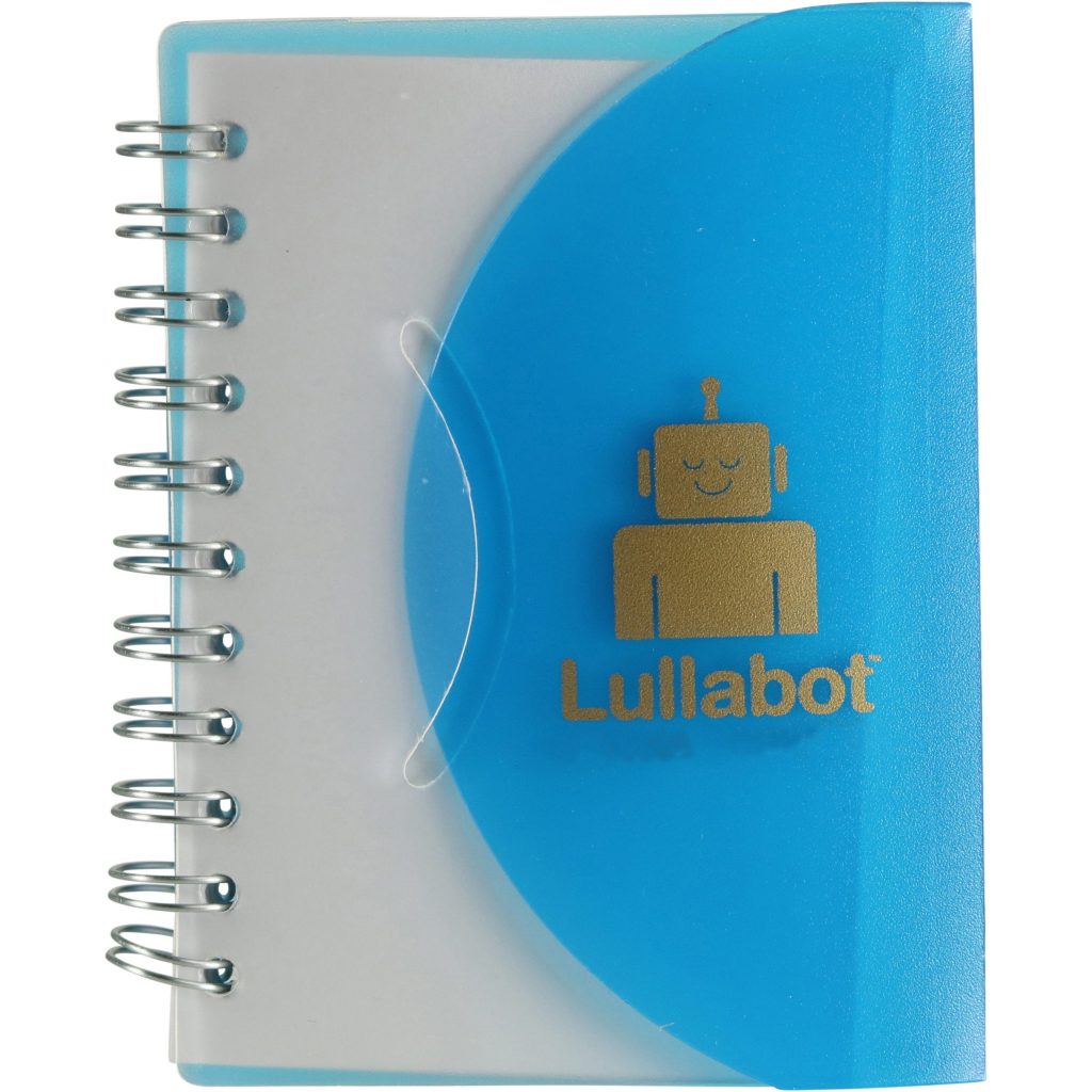 Giveaway Post Notebooks - Promotional Pens Singapore - Gifts VV Available in 3 awesome item colors 客製 - Promotional Pens Singapore - Gifts VV Translucent Blue Post Notebook