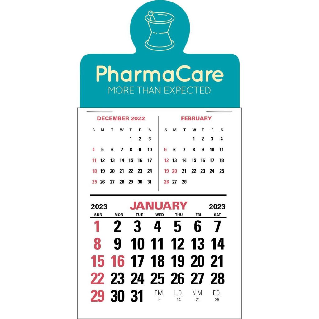 Giveaway Press-N-Stick Vertical Calendar Pads - Promotional Pens Singapore - Gifts VV Available in 26 amazing item colors 客製 - Promotional Pens Singapore - Gifts VV Teal Press-N-Stick Vertical Calendar Pad