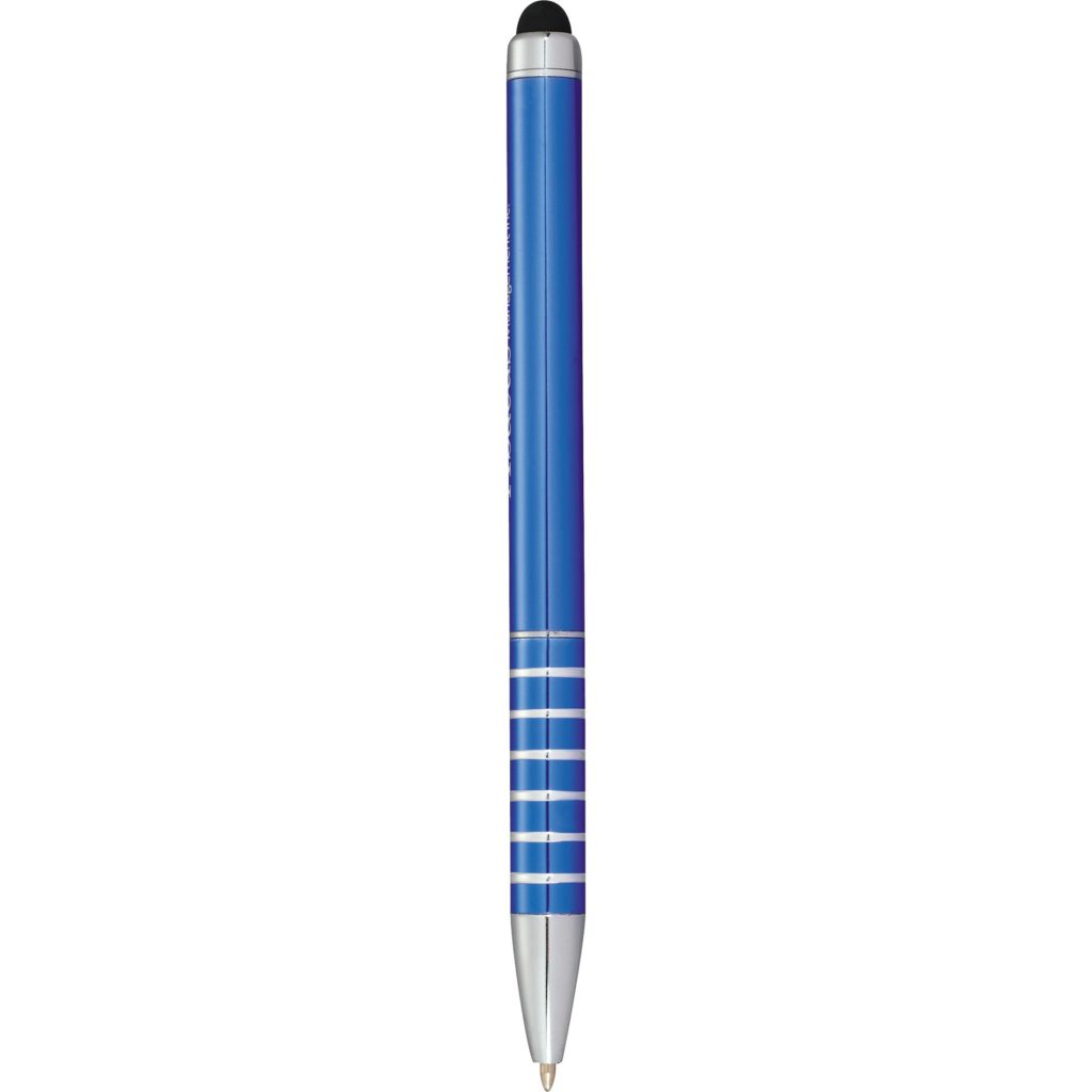 Blue Preston Dual Ballpoint Stylus Pen