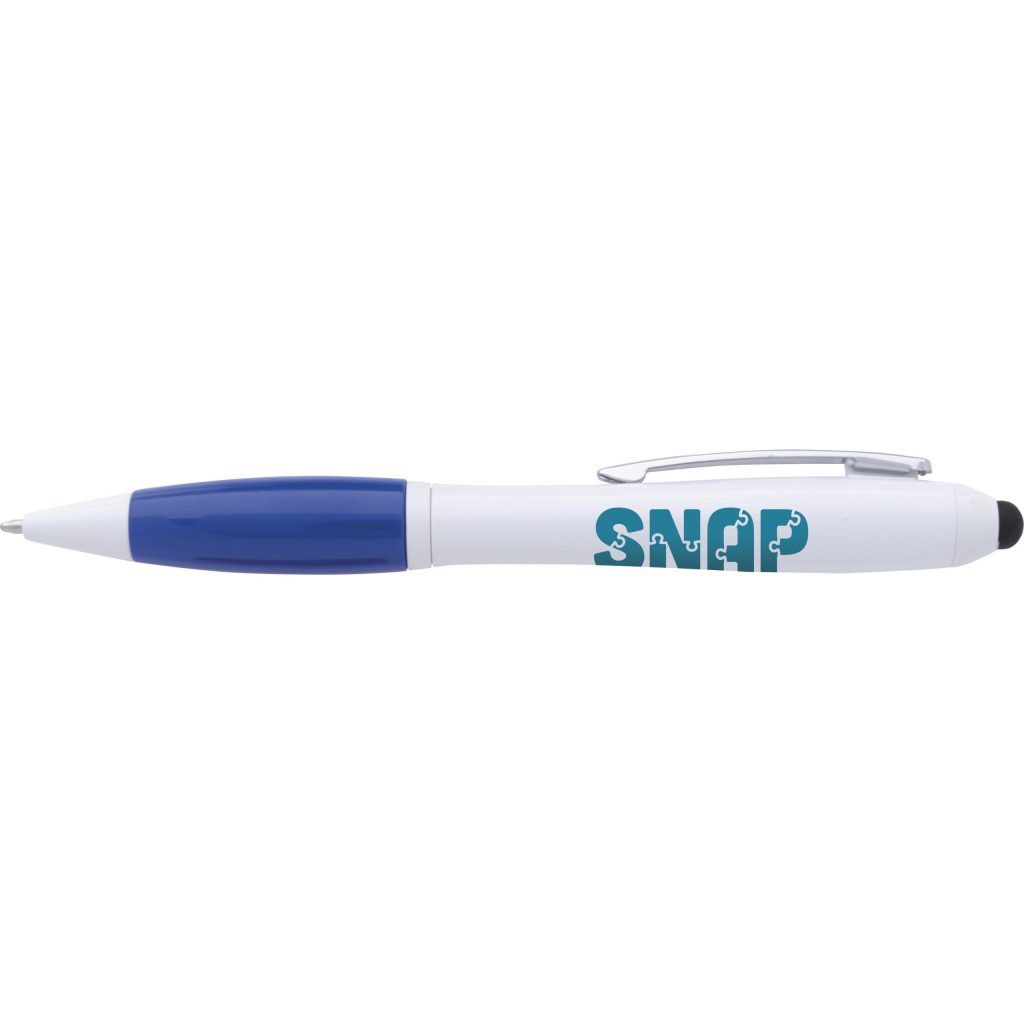 Advertising PrevaGuard Ion Stylus Pens - Promotional Pens Singapore - Gifts VV Free Setup 客製 - Promotional Pens Singapore - Gifts VV White / Blue PrevaGuard Ion Stylus Pen