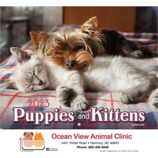 See Item Puppies and Kittens Wall Calendar