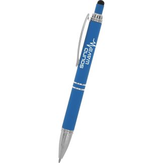 Light Blue Quilted Stylus Pen