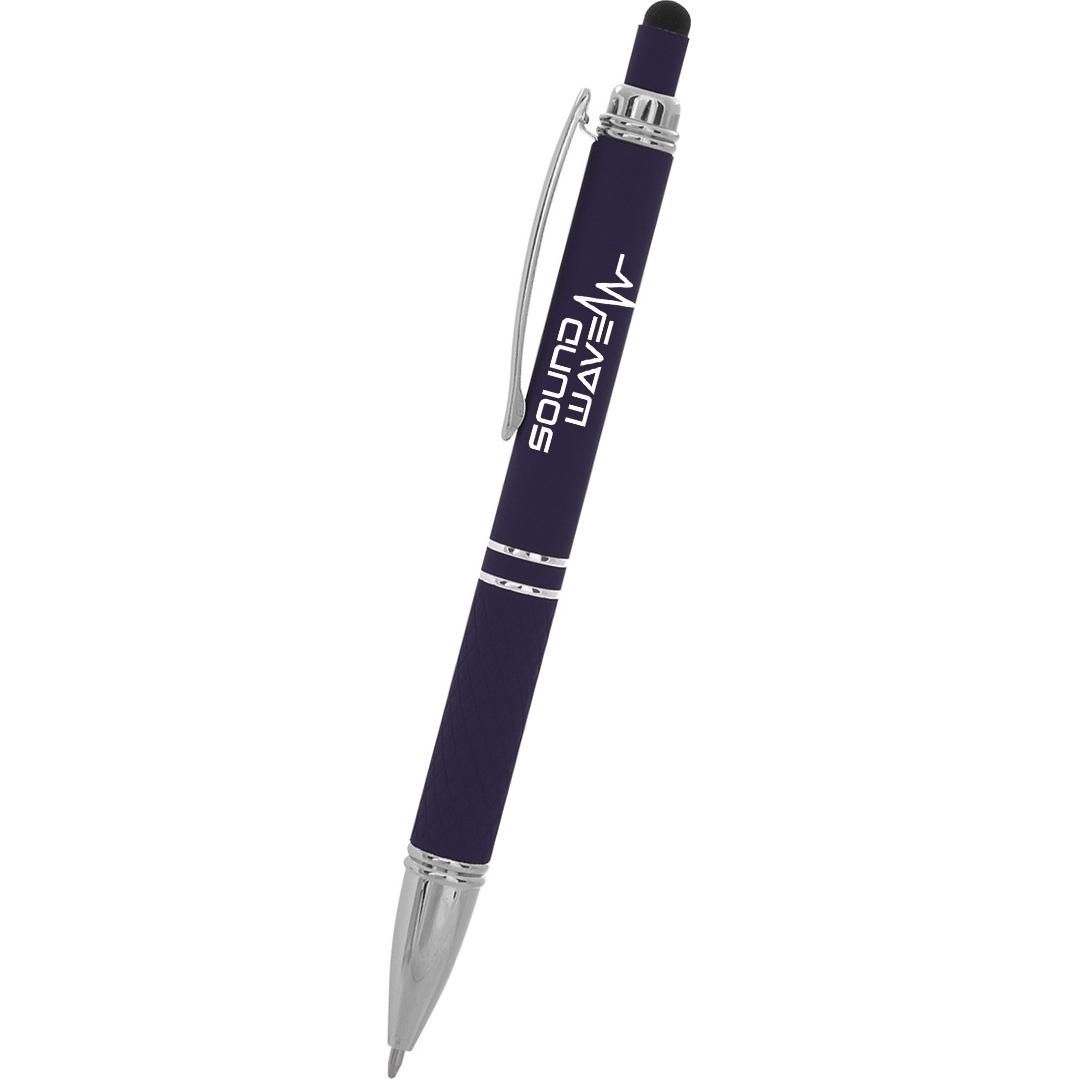 Giveaway Quilted Stylus Pens - Promotional Pens Singapore - Gifts VV Available in 9 exciting item colors 客製 - Promotional Pens Singapore - Gifts VV Purple Quilted Stylus Pen