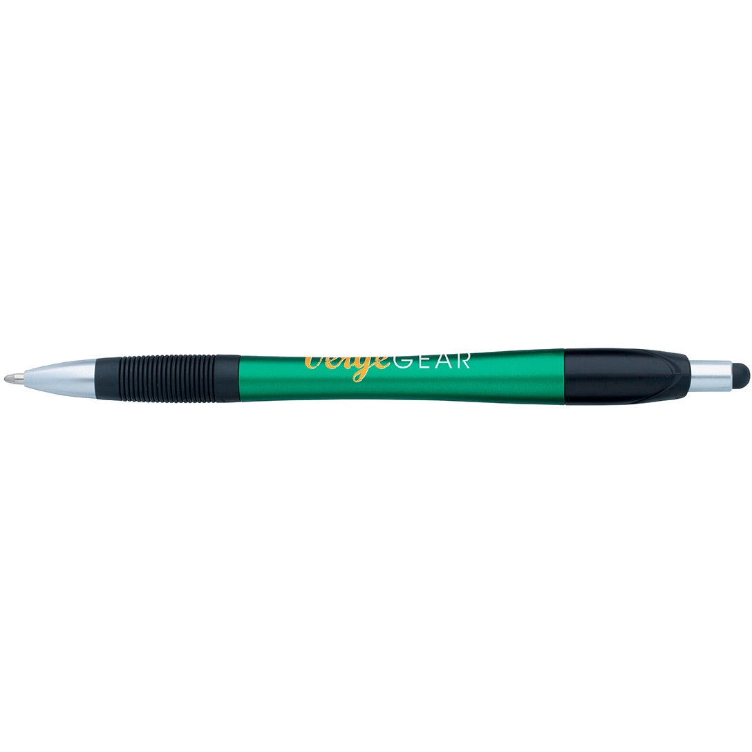 Green / Black React Stylus Grip Pen