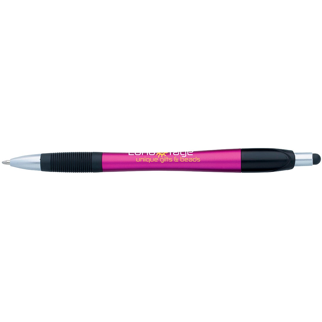 Pink / Black React Stylus Grip Pen