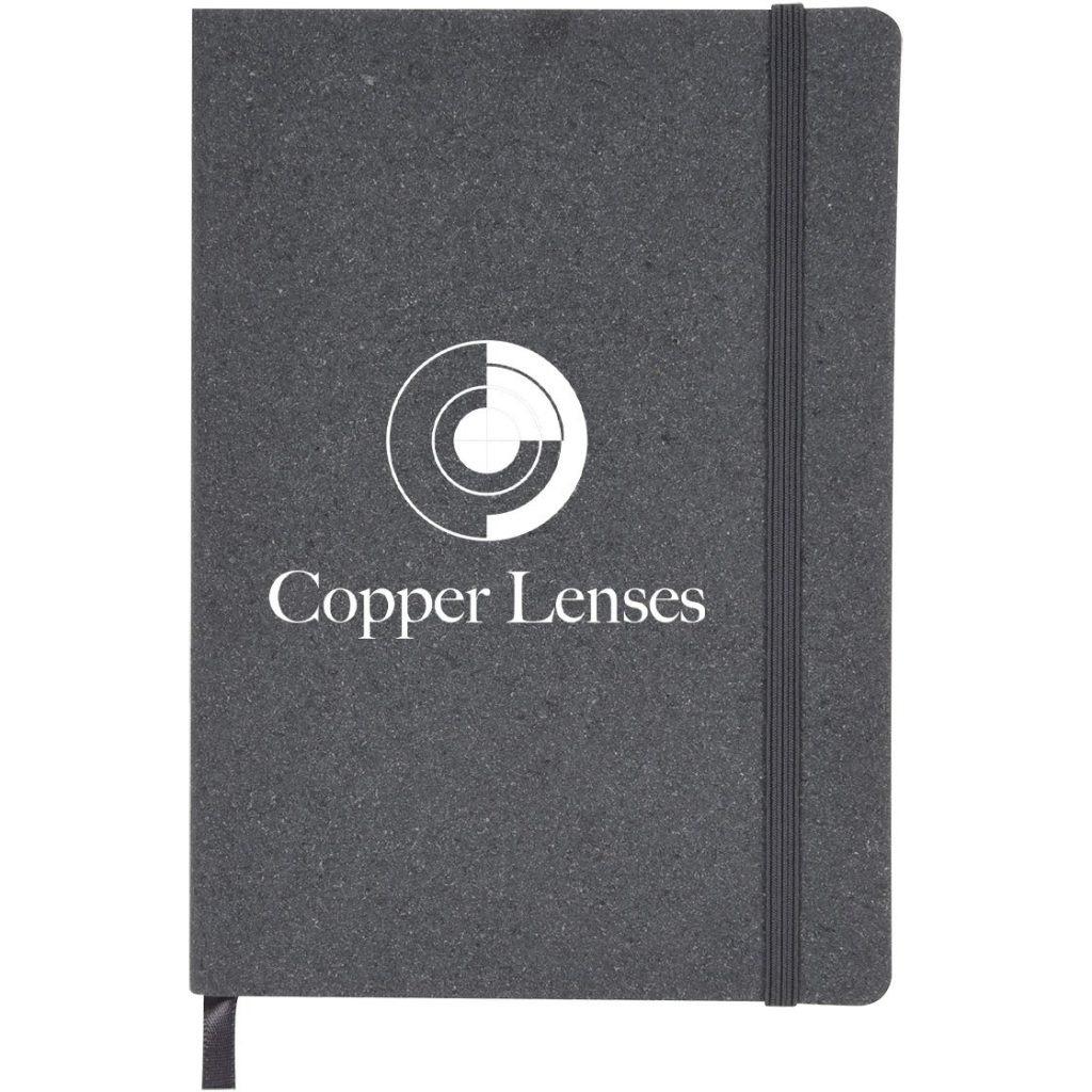 Customized Recycled Cotton Journals - Promotional Pens Singapore - Gifts VV Available in 2 amazing item colors 客製 - Promotional Pens Singapore - Gifts VV Gray Recycled Cotton Journal