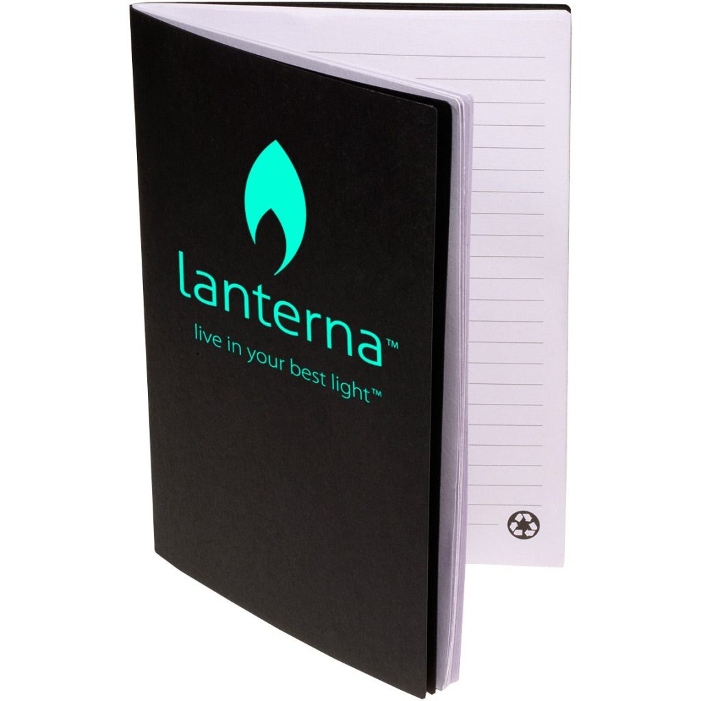 Promo Recycled Paper Notepads - Promotional Pens Singapore - Gifts VV Available in 5 amazing item colors 客製 - Promotional Pens Singapore - Gifts VV Black Recycled Paper Notepad
