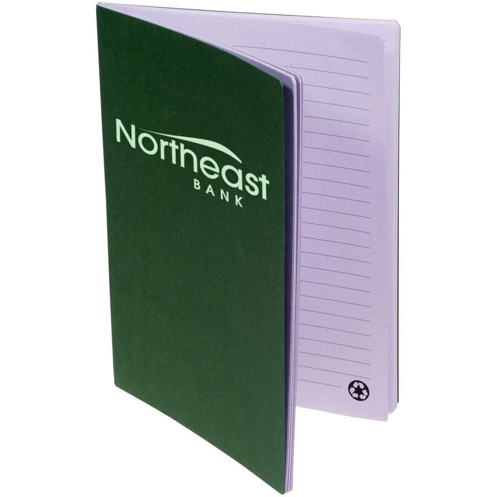 Promo Recycled Paper Notepads - Promotional Pens Singapore - Gifts VV Available in 5 amazing item colors 客製 - Promotional Pens Singapore - Gifts VV Green Recycled Paper Notepad