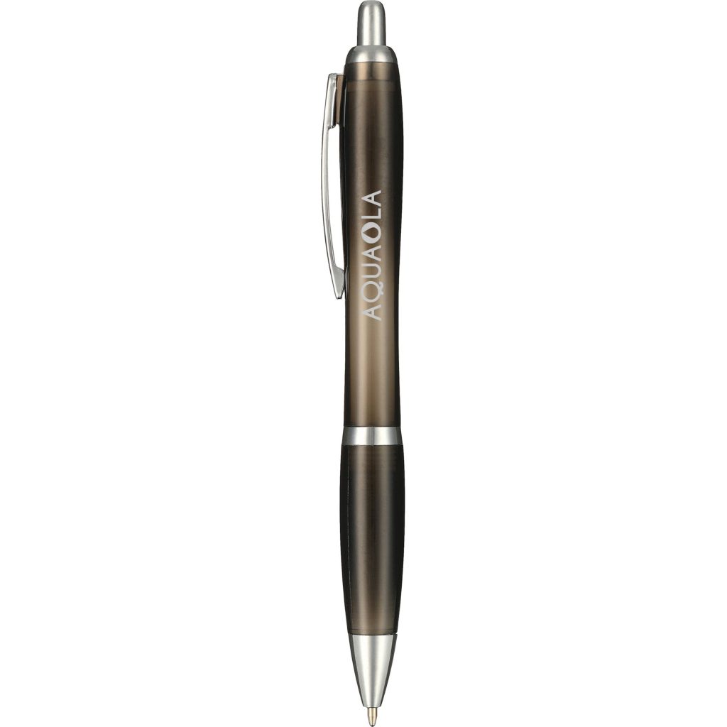 Logo Recycled PET Nash Ballpoint Pens - Promotional Pens Singapore - Gifts VV Available in 3 awesome item colors 客製 - Promotional Pens Singapore - Gifts VV Black Recycled PET Nash Ballpoint Pen