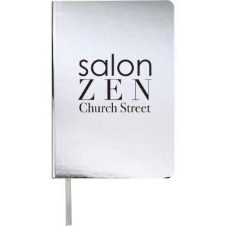 Silver Reflections Metallic Notebook