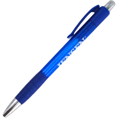 Imprinted Retractable Translucent Click Pens - Promotional Pens Singapore - Gifts VV Available in 5 awesome item colors 客製 - Promotional Pens Singapore - Gifts VV Translucent Blue Retractable Translucent Click Pen