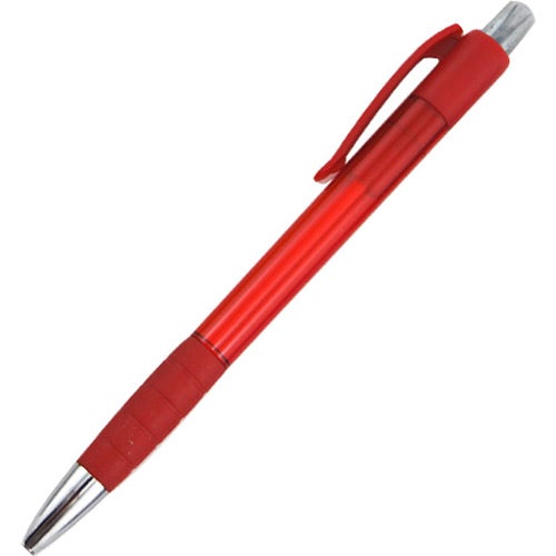 Imprinted Retractable Translucent Click Pens - Promotional Pens Singapore - Gifts VV Available in 5 awesome item colors 客製 - Promotional Pens Singapore - Gifts VV Translucent Red Retractable Translucent Click Pen