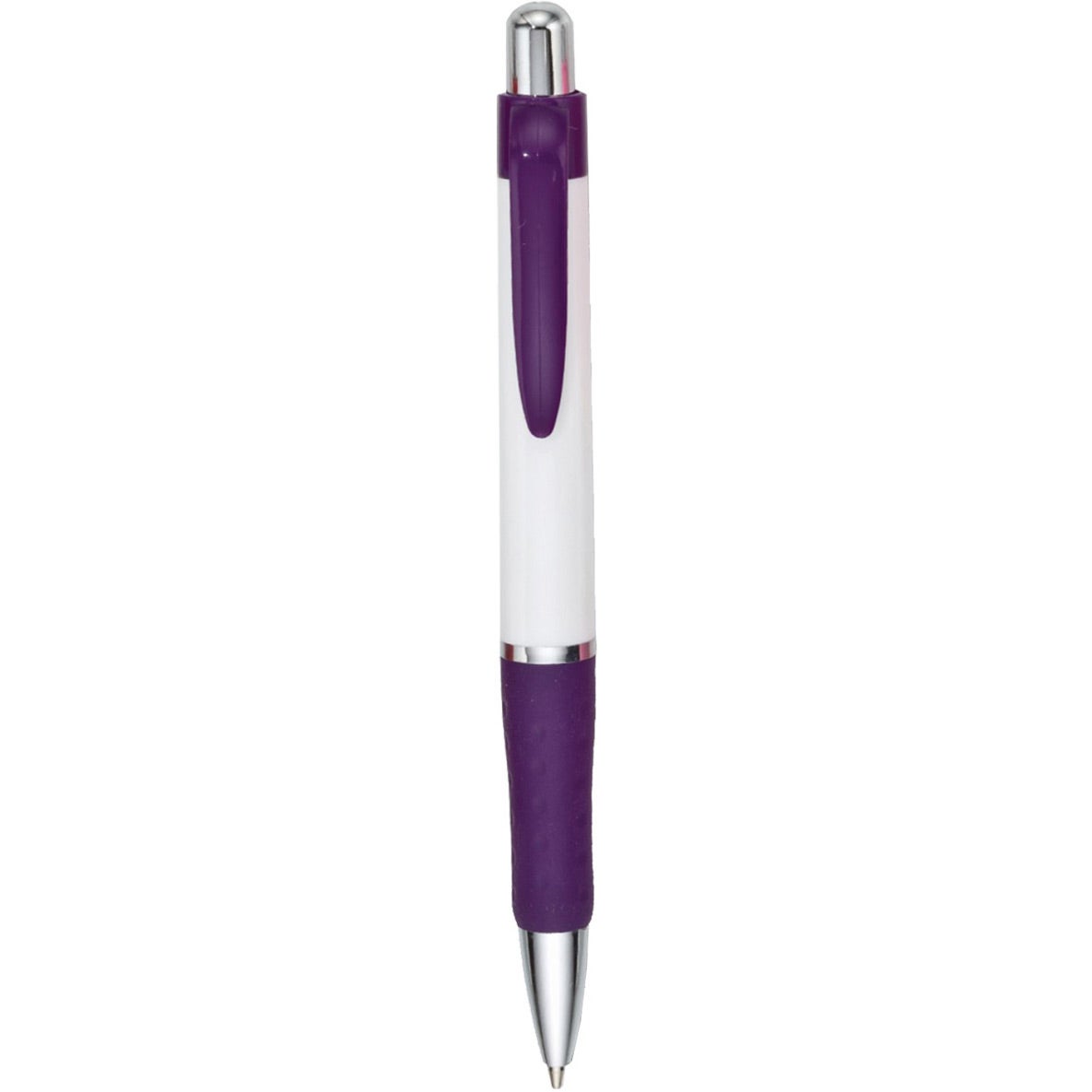 Advertising Retractable Regal Pens - Promotional Pens Singapore - Gifts VV Free Shipping 客製 - Promotional Pens Singapore - Gifts VV White / Purple Retractable Regal Pen