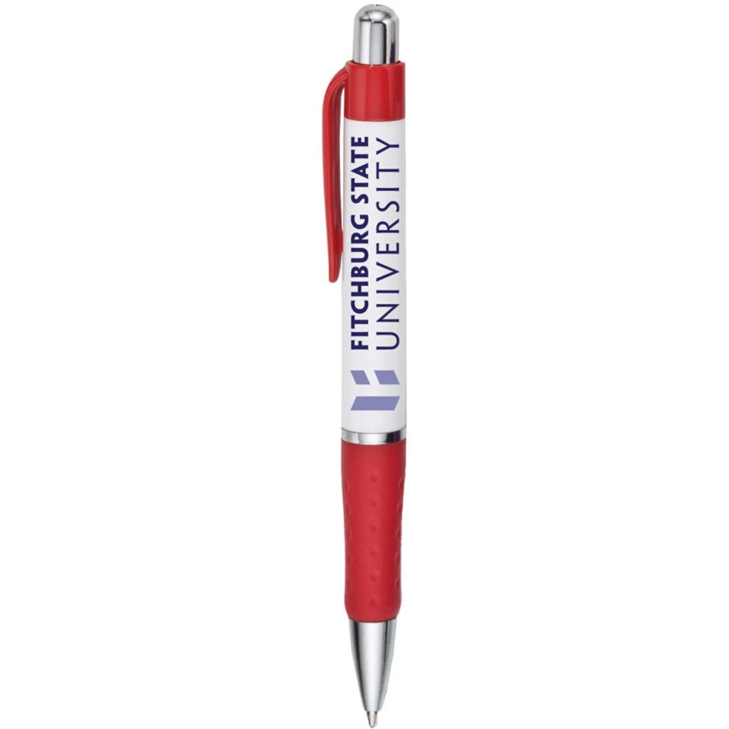 Advertising Retractable Regal Pens - Promotional Pens Singapore - Gifts VV Free Shipping 客製 - Promotional Pens Singapore - Gifts VV White / Red Retractable Regal Pen