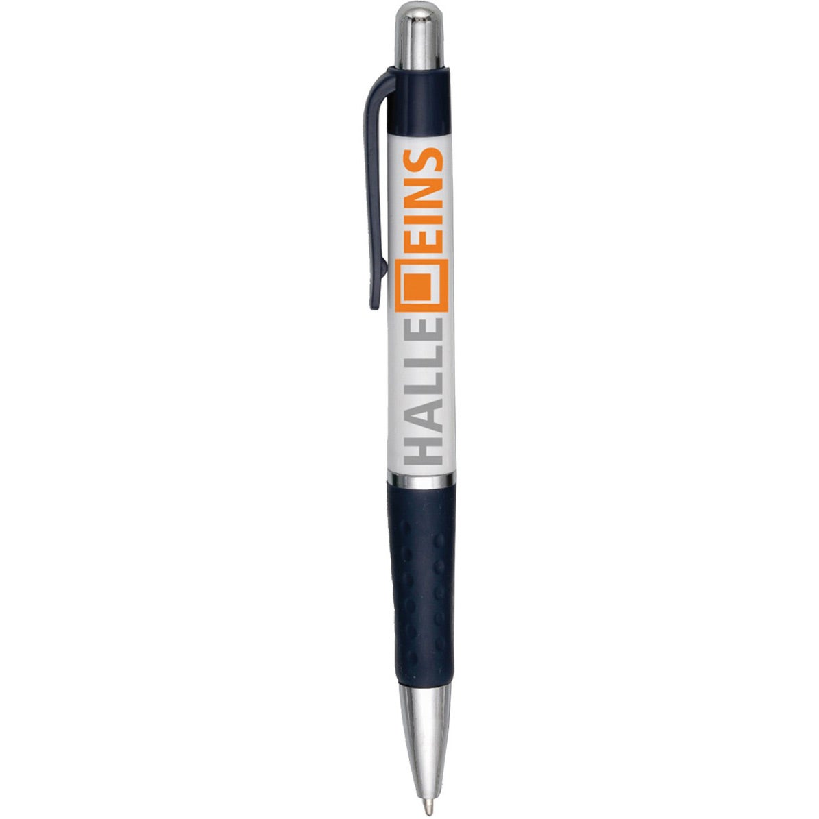 Advertising Retractable Regal Pens - Promotional Pens Singapore - Gifts VV Free Shipping 客製 - Promotional Pens Singapore - Gifts VV White / Navy Retractable Regal Pen