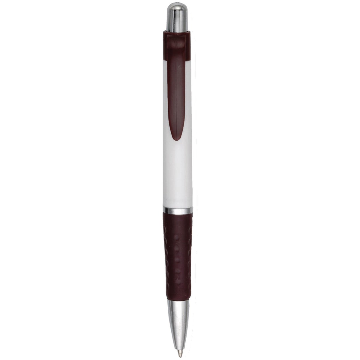 Advertising Retractable Regal Pens - Promotional Pens Singapore - Gifts VV Free Shipping 客製 - Promotional Pens Singapore - Gifts VV White / Burgundy Retractable Regal Pen