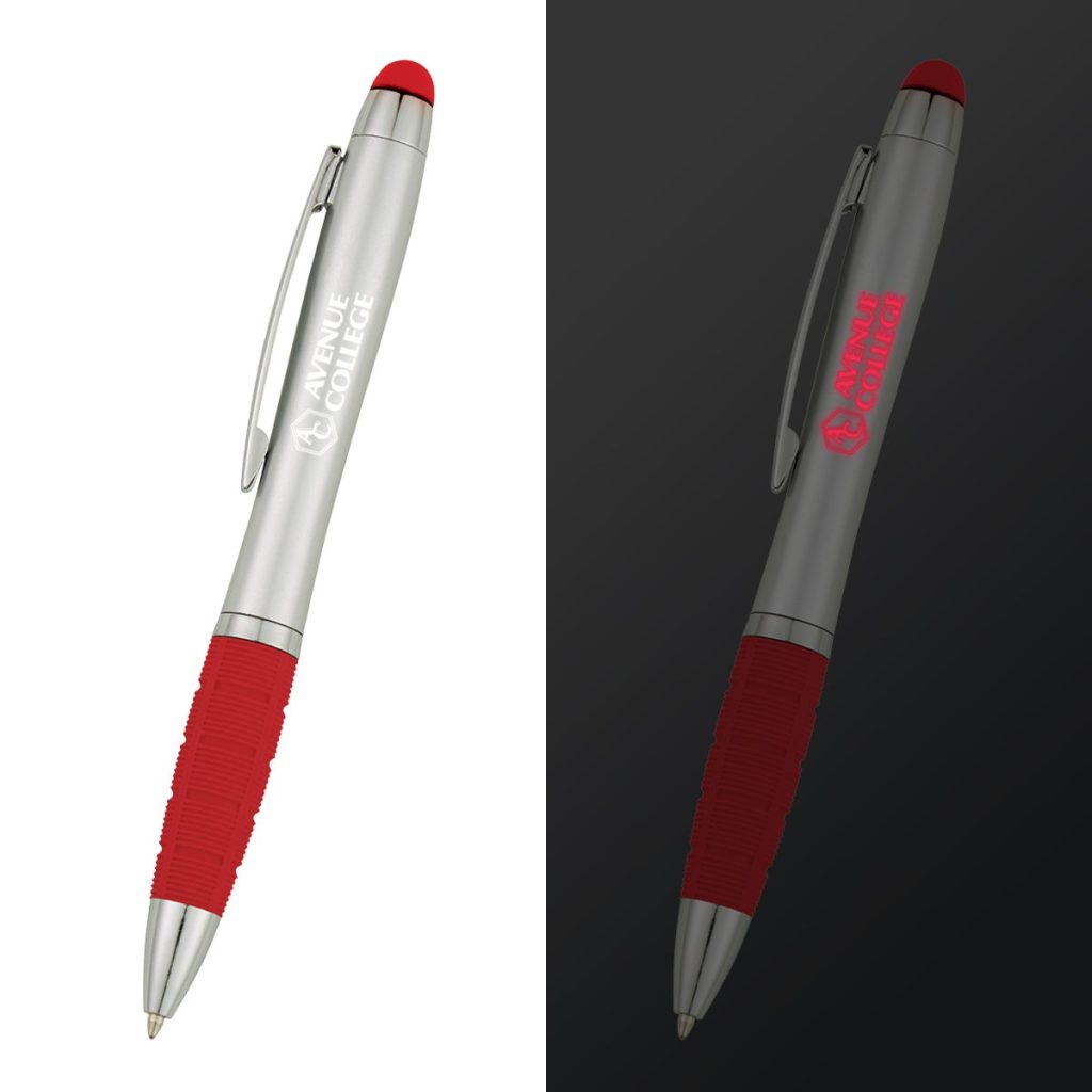 Silver / Red Reyes Light Stylus Pen