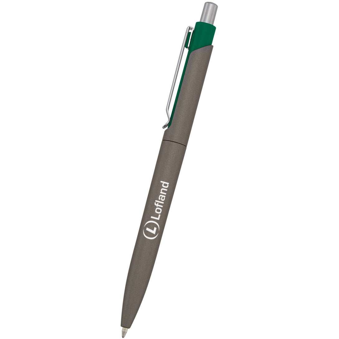 Logo Ria Sleek Write Pens - Promotional Pens Singapore - Gifts VV Available in 9 exciting item colors 客製 - Promotional Pens Singapore - Gifts VV Gunmetal / Green Ria Sleek Write Pen