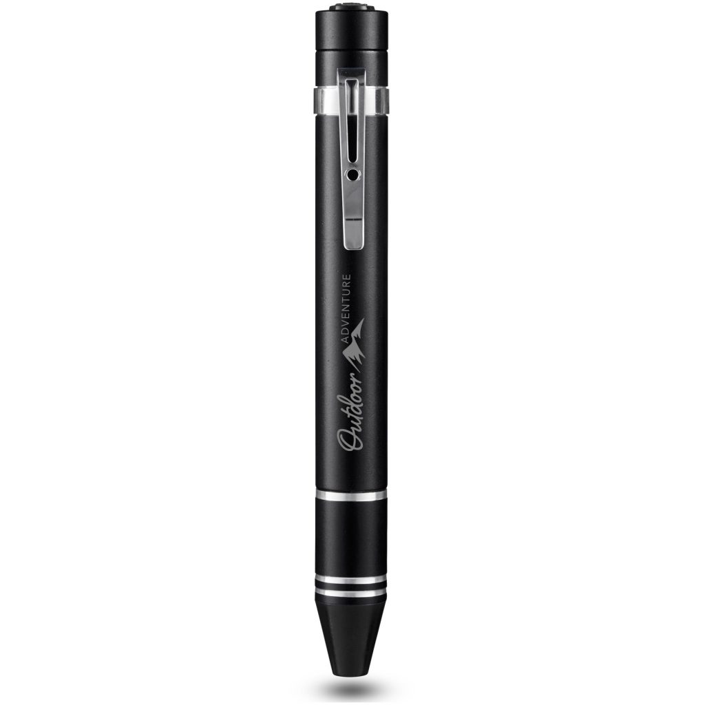 Giveaway Rigor COB Pen Style Tool Kits - Promotional Pens Singapore - Gifts VV Available in 4 awesome item colors 客製 - Promotional Pens Singapore - Gifts VV Black Rigor COB Pen Style Tool Kit